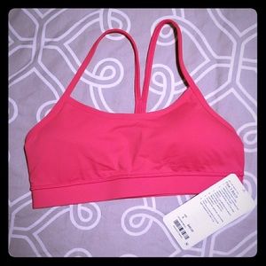 🍋NWT Lululemon Flow Y Sports Bra Pink 🍋